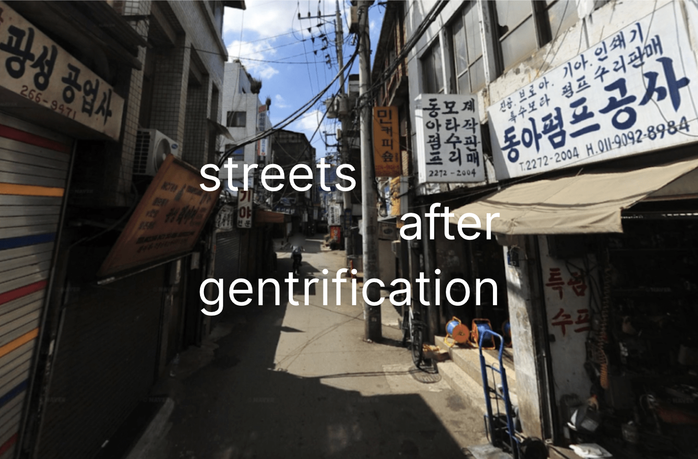 Streets After Gentrification